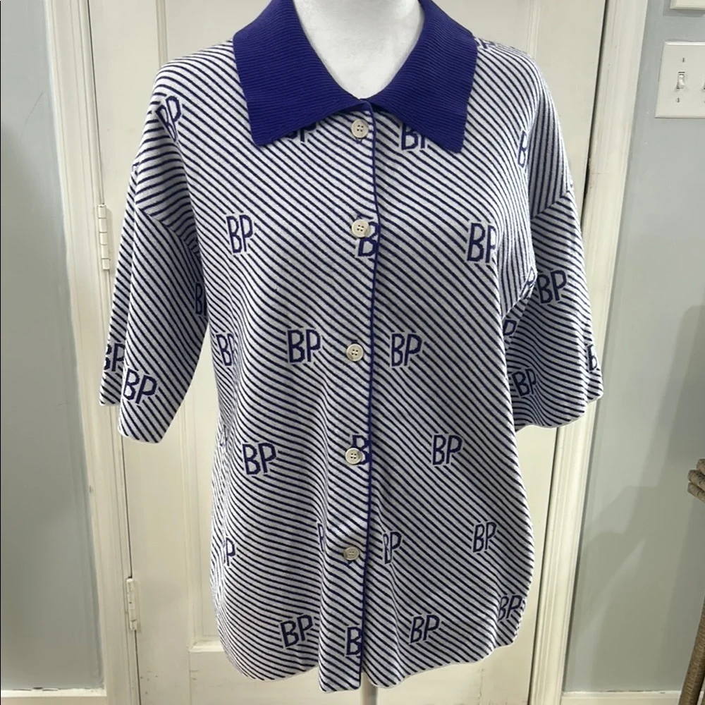 Baum und Pferdgarten CIPO Purple Striped Shirt women’s S - Picture 9 of 12